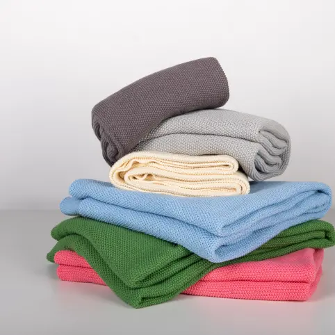 100% Cotton Knitted Blanket